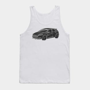 Ford Focus ST sportscar Tank Top